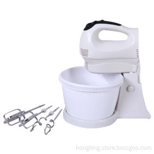 300W Powerful Hand Mixer, Attachment Pair of Chrome Beaters and Dough Hooks for Your Ideal Choice